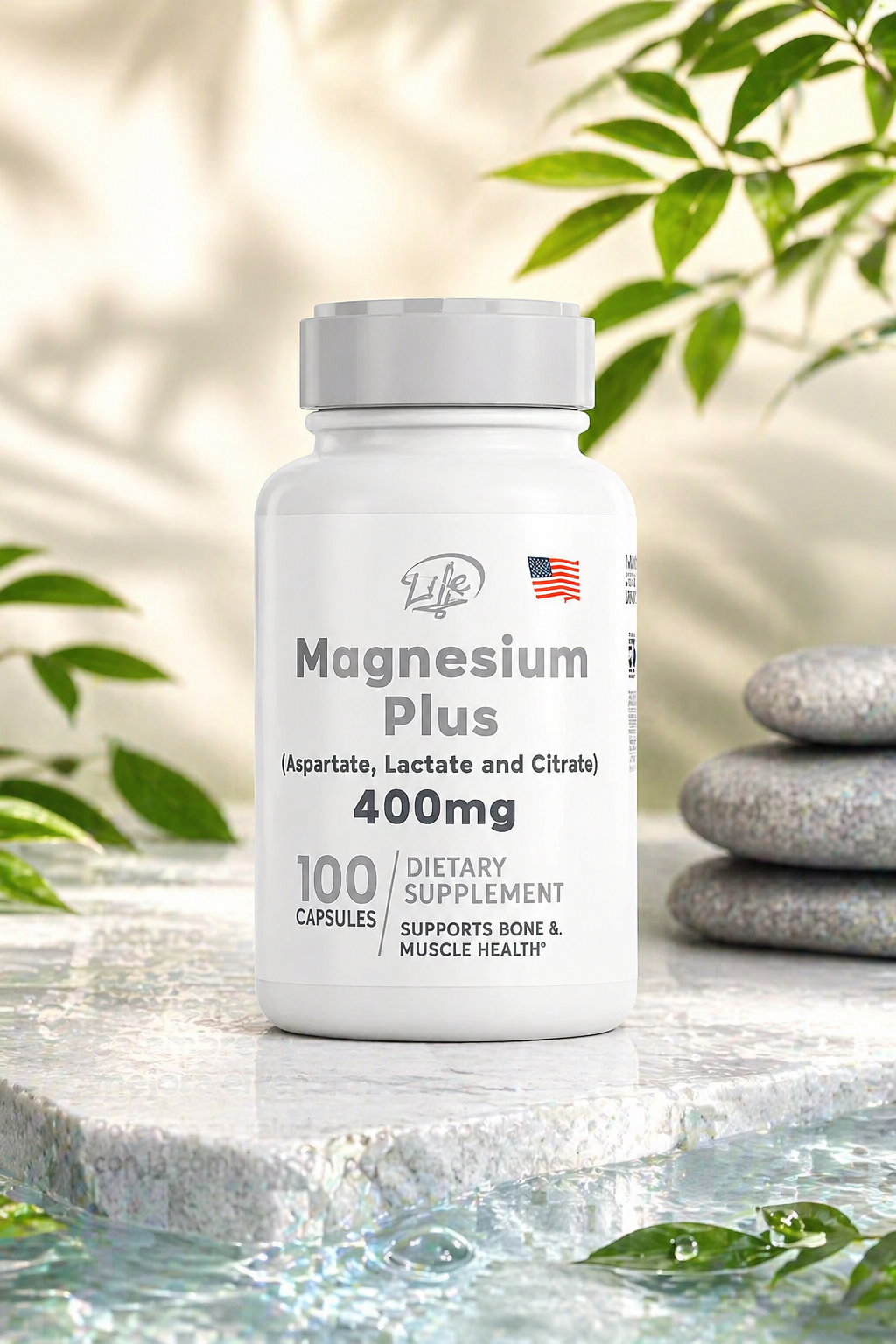 MAGNESIUM PLUS 400mg 100 cápsulas