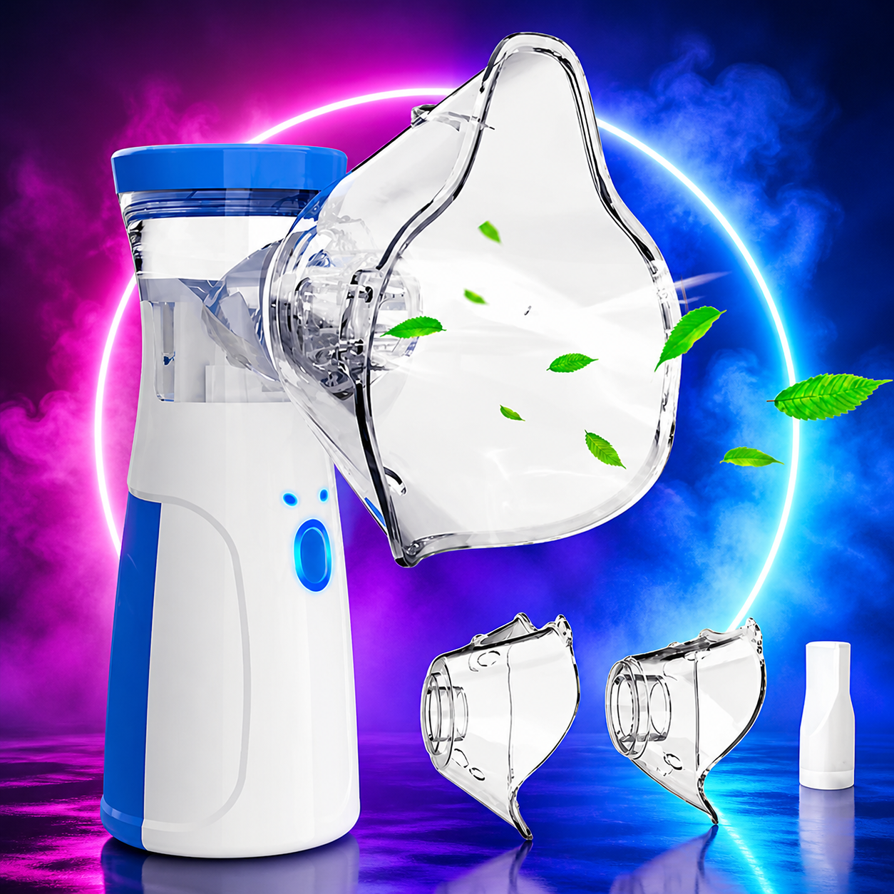 NEBULIZADOR PORTÁTIL PARA RESPIRAR MEJOR AL INSTANTE