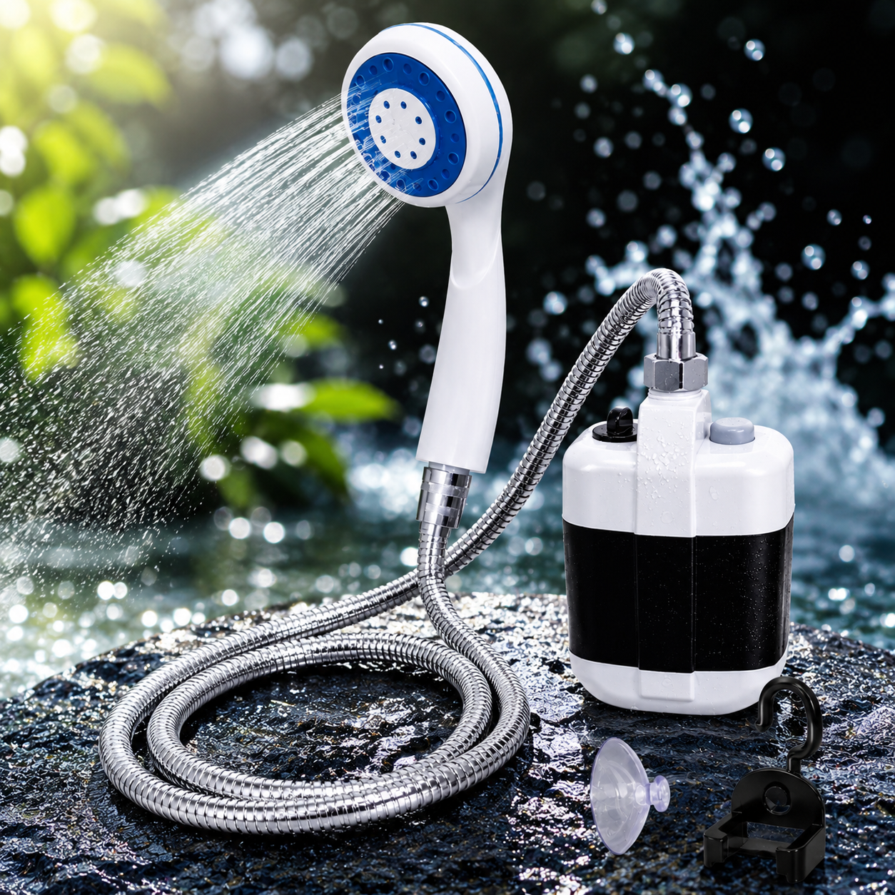 Ducha Portátil Eléctrica Recargable