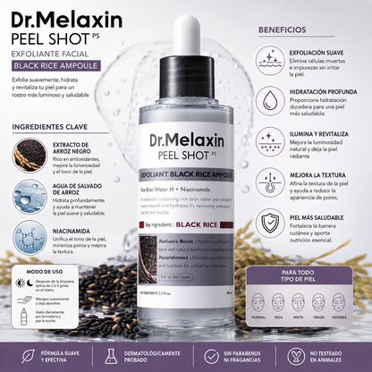 DR MELAXIN - PEEL SHOT - EXFOLIANTE DE ARROZ