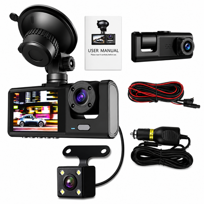 CÁMARA PARA CARRO DASH CAM FULL HD 1080P