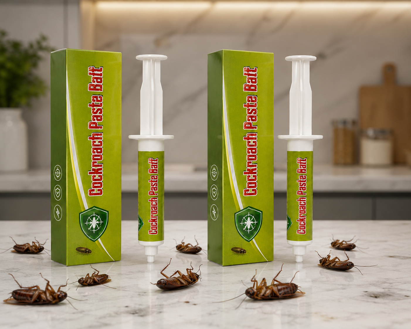 GEL ELIMINADOR DE CUCARACHAS 2 por 1
