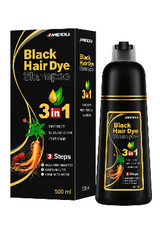 Black Hair Dye Shampoo 3 en 1 Negro